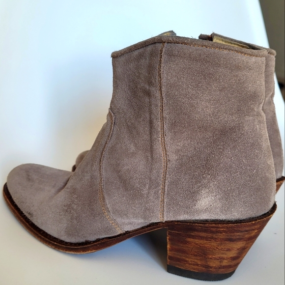 Gravity Pope Grey Suede Ankle Boots 👢 👌 😍 Size 7.5 - Picture 4 of 13